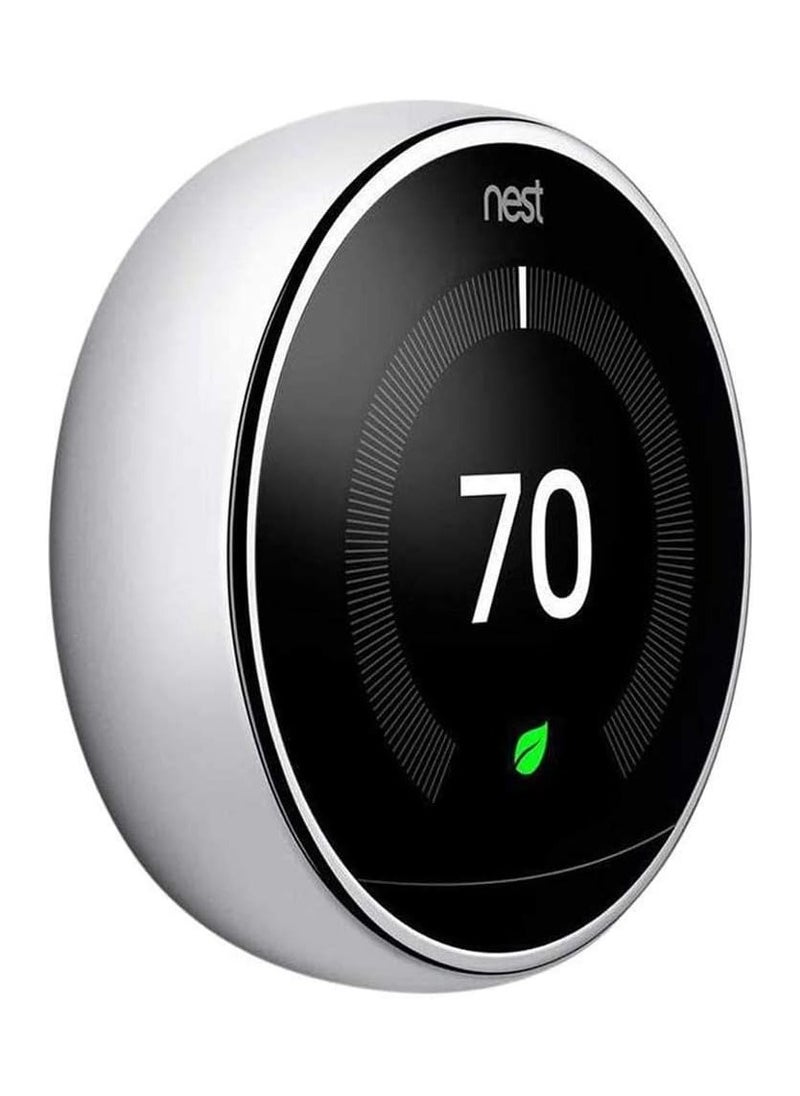 Nest 3rd Generation learning programmable Thermostat Polished Steel T3019US  - Image 2