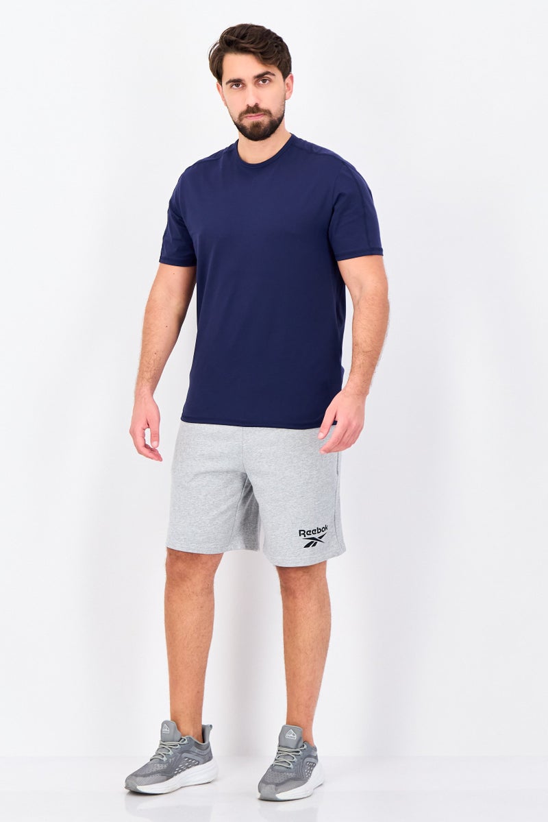 Reebok Men Sportswear Fit Training Shorts, Grey - Image 2