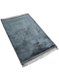 Plynox Prayer Mat Anti-Slip Velvet Top Prayer Rug for Men Women Eid Gift Ramadan 80 x 120 cm  - Image 1
