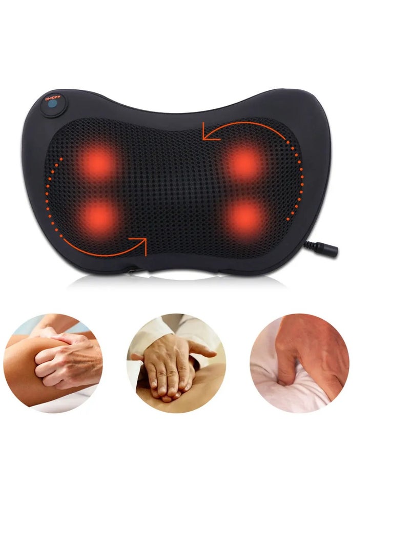 DIGI CORE Back Massager Shiatsu Neck Massager With Heat  Electric Kneading Massage Pillow For Back Neck Shoulders Muscle Pain Relief Use At Home Car Office Gifts For Men Women - Image 4
