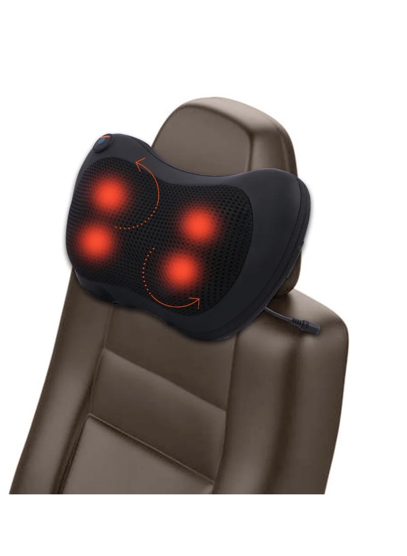 DIGI CORE Back Massager Shiatsu Neck Massager With Heat  Electric Kneading Massage Pillow For Back Neck Shoulders Muscle Pain Relief Use At Home Car Office Gifts For Men Women - Image 5