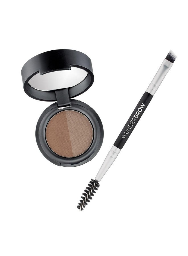 وندر برو ثنائي بودرة تحديد وملء الحواجب الناعم يتضمن فرشاة مزدوجة الأطراف، نباتي ولم يتم الإساءة إلى الحيوانات في تصنيعه (سمراء). - Image 1