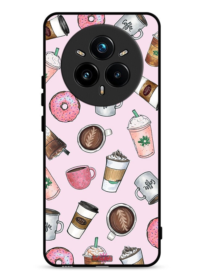 Tolwak Realme 14 Pro Plus 5G Protective Case Cover Coffee Lover Art