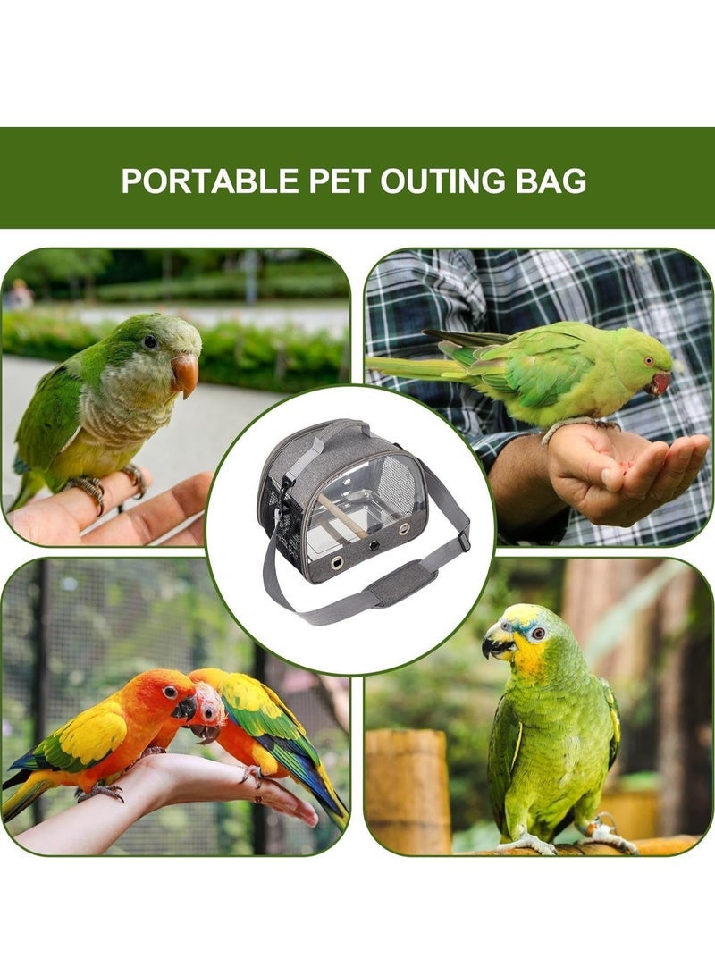 general Bird Carrier Travel Cage | Travel Bag Animal Carrier Parrot Carrier -Bird Carrier Travel Cage | Travel Bag Animal Carrier Parrot Carrier - Portable Breathable Travel Cage for Cockatiel, Parrot, Small - Image 4