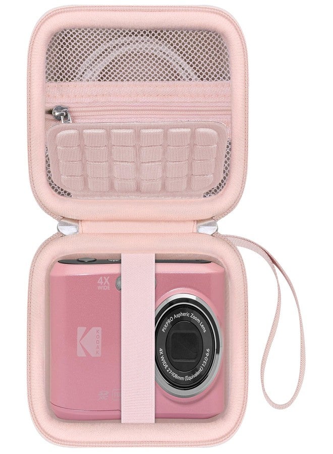 كانبوك حقيبة حمل كانبوك لكاميرا كوداك بيكسبرو FZ55/FZ45 الرقمية بدقة 16 ميجابكسل، صغيرة - وردية اللون، 4.5 × 3.08 × 2.25 بوصة، لكاميرا كوداك بيكسبرو FZ55/FZ45 - Image 1