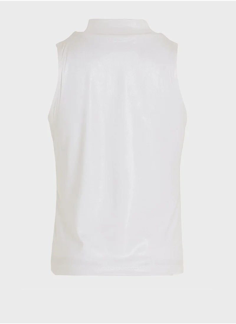 Calvin Klein Jeans Youth Mockneck Tank Top