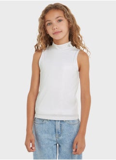 Calvin Klein Jeans Youth Mockneck Tank Top  - Image 1