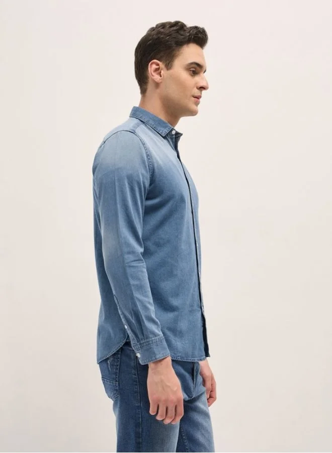 THE BEAR HOUSE Men's Shirt for Casual and Formal Wear | Classic Button-Down Style for Office, Daily Use, Travel, Events & All-Season Outfits | Versatile & Stylish Wardrobe Essential for Every Occasion