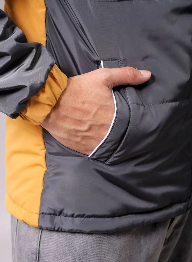 شركة المرآب الهندية Men Slim Fit Mix & Match Puffer Jackets