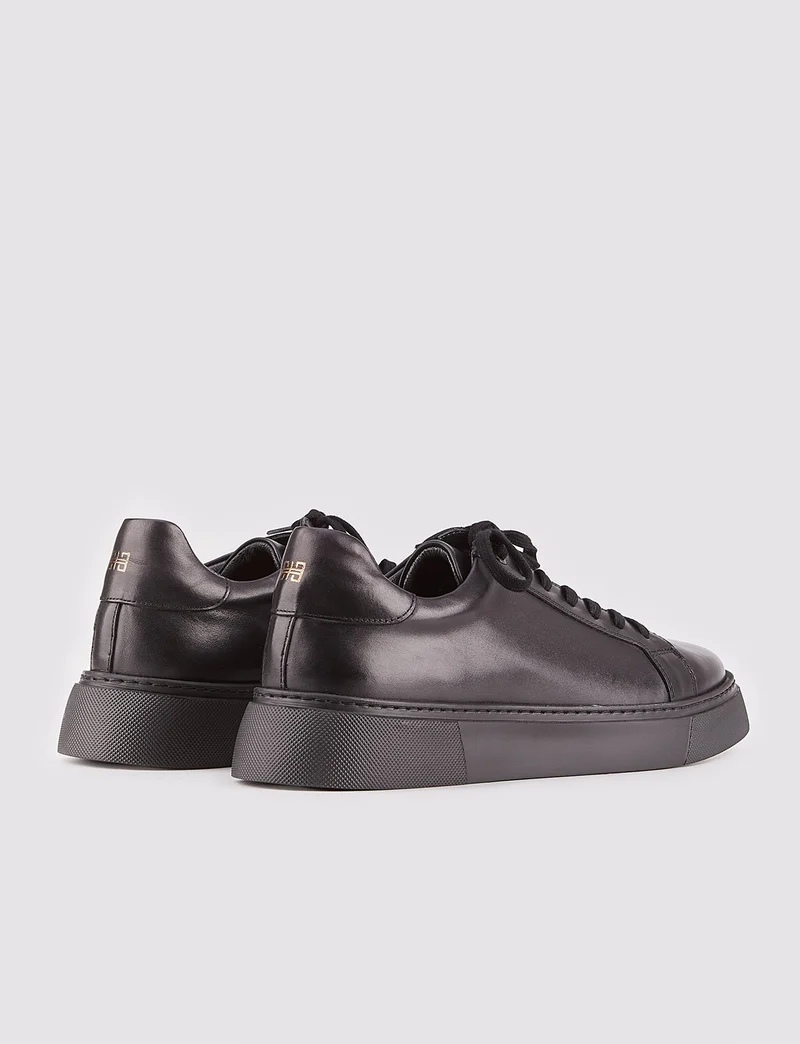كاباني Portland Men's Casual Sneaker Erekek Shoes 378M1495 Black