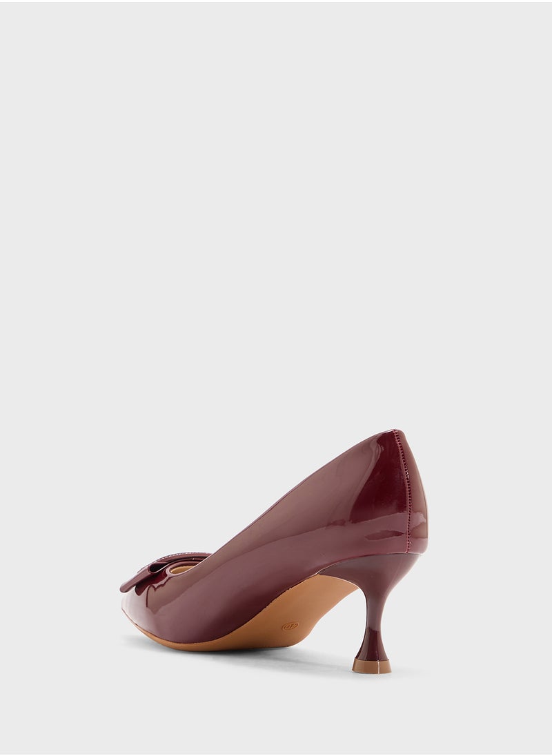 SD.Felano Mid Heeled Pointed Pump  - Image 3