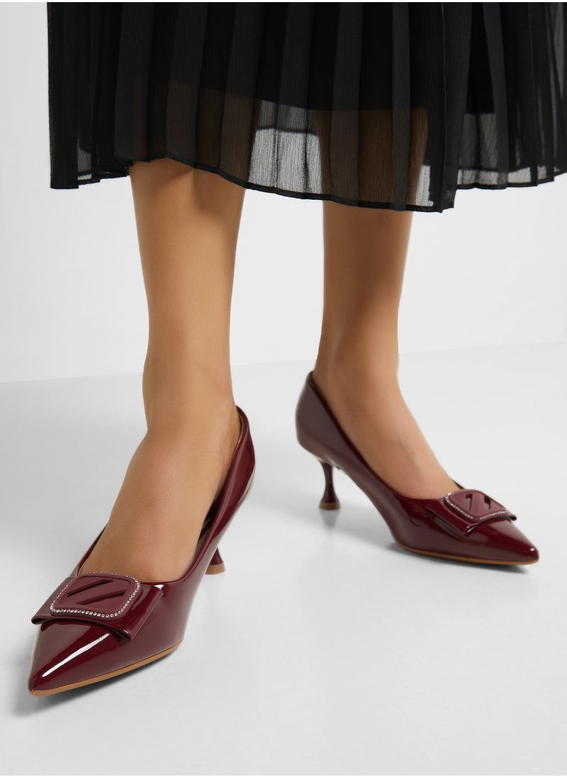 SD.Felano Mid Heeled Pointed Pump  - Image 5