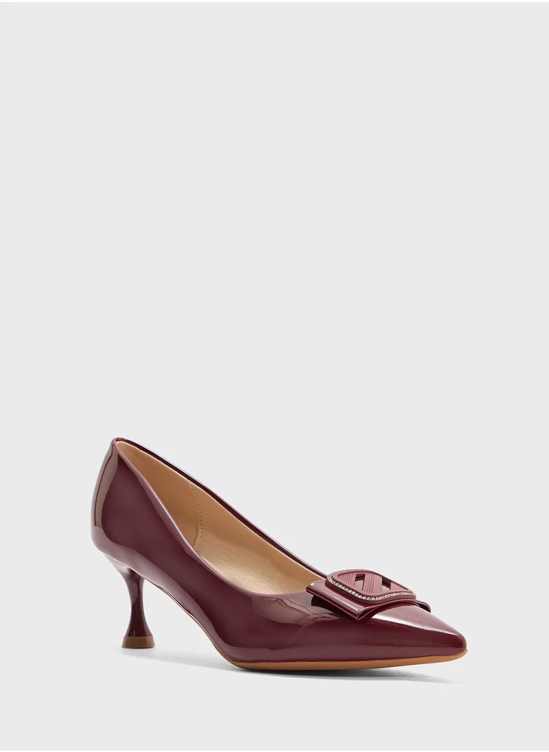 إس دي. فيلانو Mid Heeled Pointed Pump