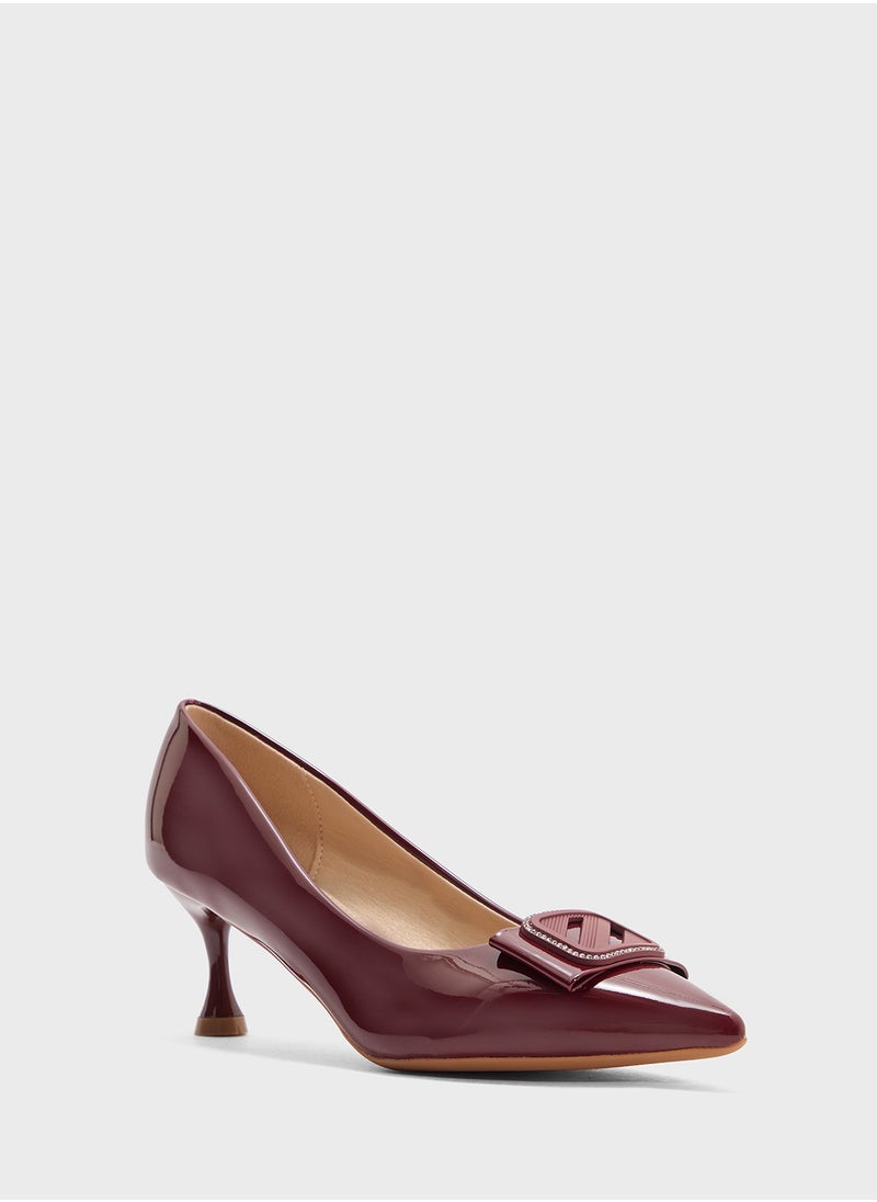 SD.Felano Mid Heeled Pointed Pump  - Image 2