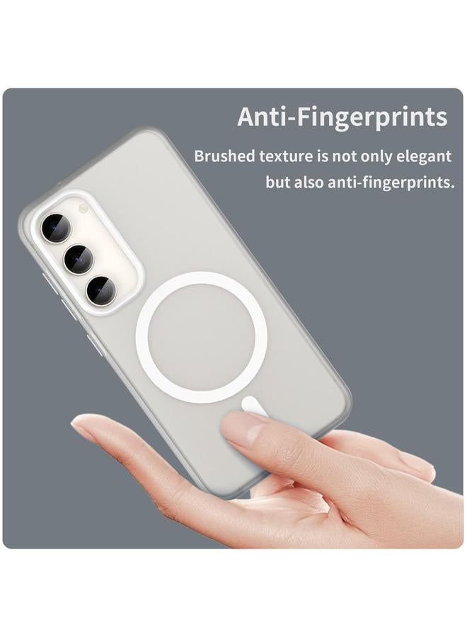 اس-توب جراب لهاتف Samsung Galaxy S23 5G MagSafe Frosted شفاف TPU + PC جراب هاتف بتغطية كاملة - Image 4
