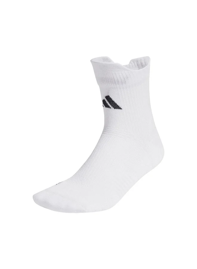 اديداس Adidas Runxcshnd Sock White Running Socks For Unisex 2 - 3.5