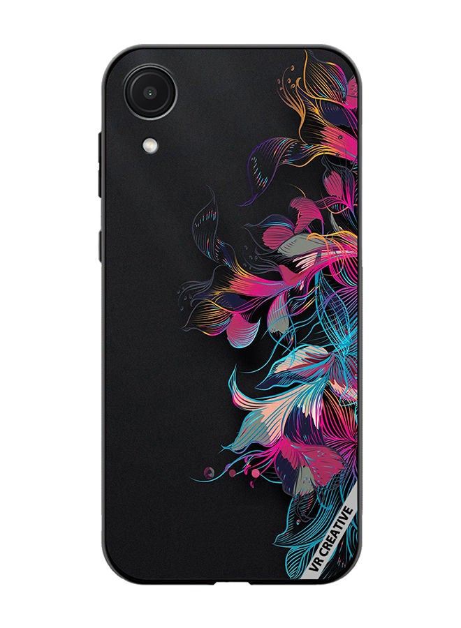 VR CREATIVE Protective Case Cover For Samsung Galaxy A03 Core Flower Design Multicolour - Image 1