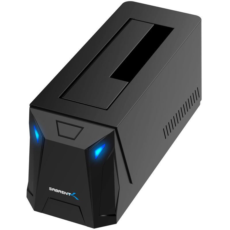 SABRENT USBC Hard Drive Docking Station 2535 Inch SATA SSD HDD Tool Free 10Gbps Docking Station Hot Swappable Supports 20TB Drives for Windows and Mac DSUC1B - Image 2