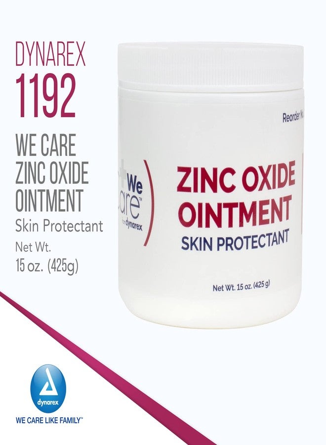Dynarex Zinc Oxide Ointment, Soothes, Prevents, and Relieves Diaper Rash, Chaffed Skin, and Irritation, White, 1 Count - 15 oz. Jar of Ointment - Image 2