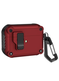 Airpods4 Protective Case For ApplePro2 Second Generation Protective Case Automatic Elastic Cover Airpod Noise Reduction Bluetooth Earphone Case-Colour:Red-Model:For AppleAirpods Pro
