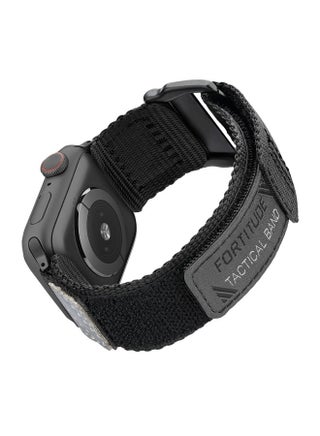 Nylon Rugged Apple Watch Band Compatible with Apple Ultra Watch Band Apple Watch 38mm 40mm 41mm, Adjustable Tactical Apple Watch Band Men for Apple Watch Band for Series 8/7/6/5/4/3/2/1 SE Blac - pzsku/Z6EC28B402CE4DD15C33FZ/45/_/1691246821/19532ebc-9e3c-4103-bfab-73f9605e1a25