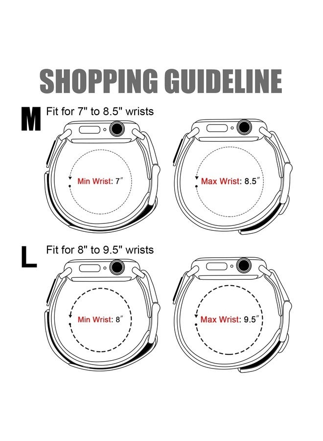 Nylon Rugged Apple Watch Band Compatible with Apple Ultra Watch Band Apple Watch 38mm 40mm 41mm, Adjustable Tactical Apple Watch Band Men for Apple Watch Band for Series 8/7/6/5/4/3/2/1 SE Blac
