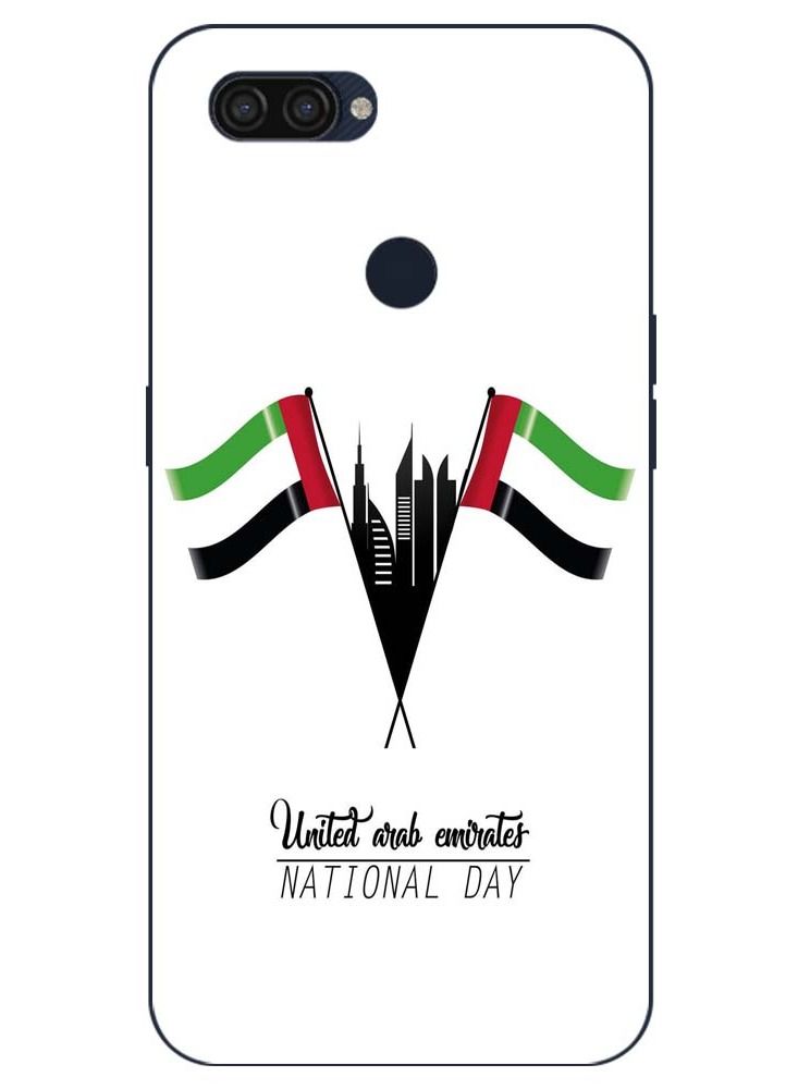 Protective Printed Mobile Cover UAE Flag For Oppo A12 2020