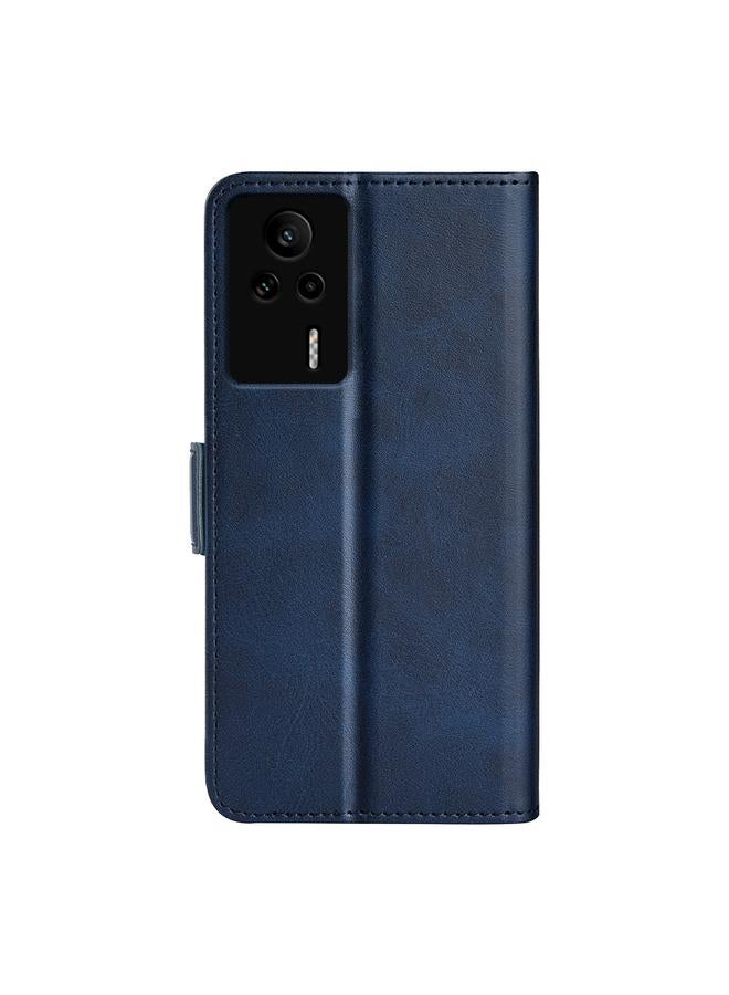 إيروريكس جراب لهاتف Xiaomi Redmi K60E، جراب هاتف جلدي أفقي قابل للطي مع مشبك مغناطيسي مزدوج الجوانب - Image 3