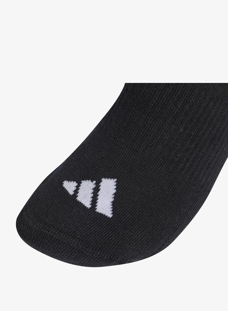 Adidas  3 STRIPES CUSHIONED SPORTSWEAR MID CUT SOCKS 3 PAIR PACK  | Best Price UAE