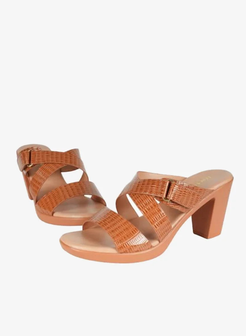 Michelle Morgan Brown 092-2911 Michelle Morgan Ladies High Heel Sandals 414RJ992 Brown for Women | Best Price UAE