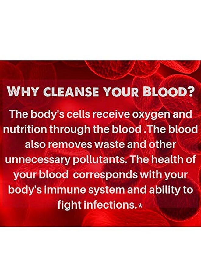 SpeedyVite - Blood Cleansing Lifeboost Tea Organic Cleanses & Supports Natural Removal Of Excess Waste Chemicals From The Blood Stream Chaparral Echinacea Chamomile.. Herbal Supplement - Image 1