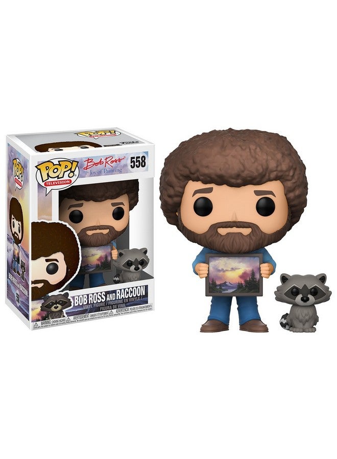 Funko Pop Tv Bob Ross Bob Ross With Raccoon (Styles May Vary) Collectible Figure - Image 2