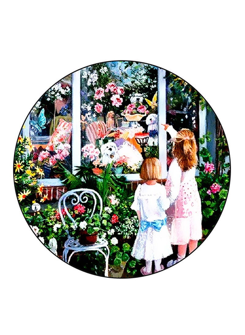 RKN Vintage Art Printed Fridge Magnet  Multicolour - Image 1