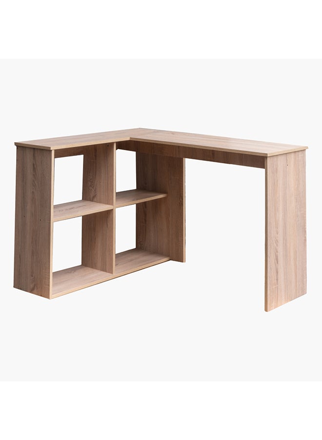 Home Box Jazz Corner Study Desk With Bookcase 120 x 75 x 100 cm - Image 2