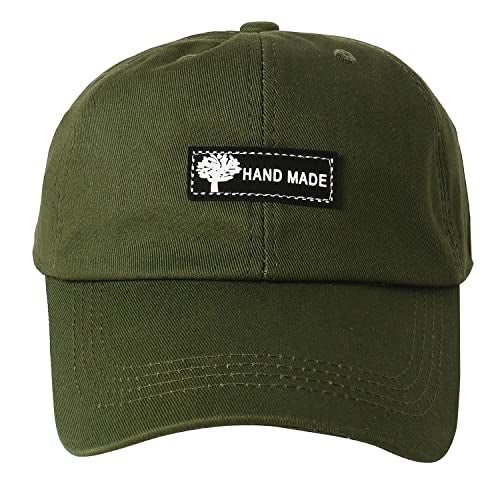 French Accent Men Green Solid Baseball Cap with Sunglasses for Outdoor Everyday Wear | UV Protection | Lightweight | Packable | Quick-Drying | Fashion Casual Headwear Accessories for Men and Boys - Image 1
