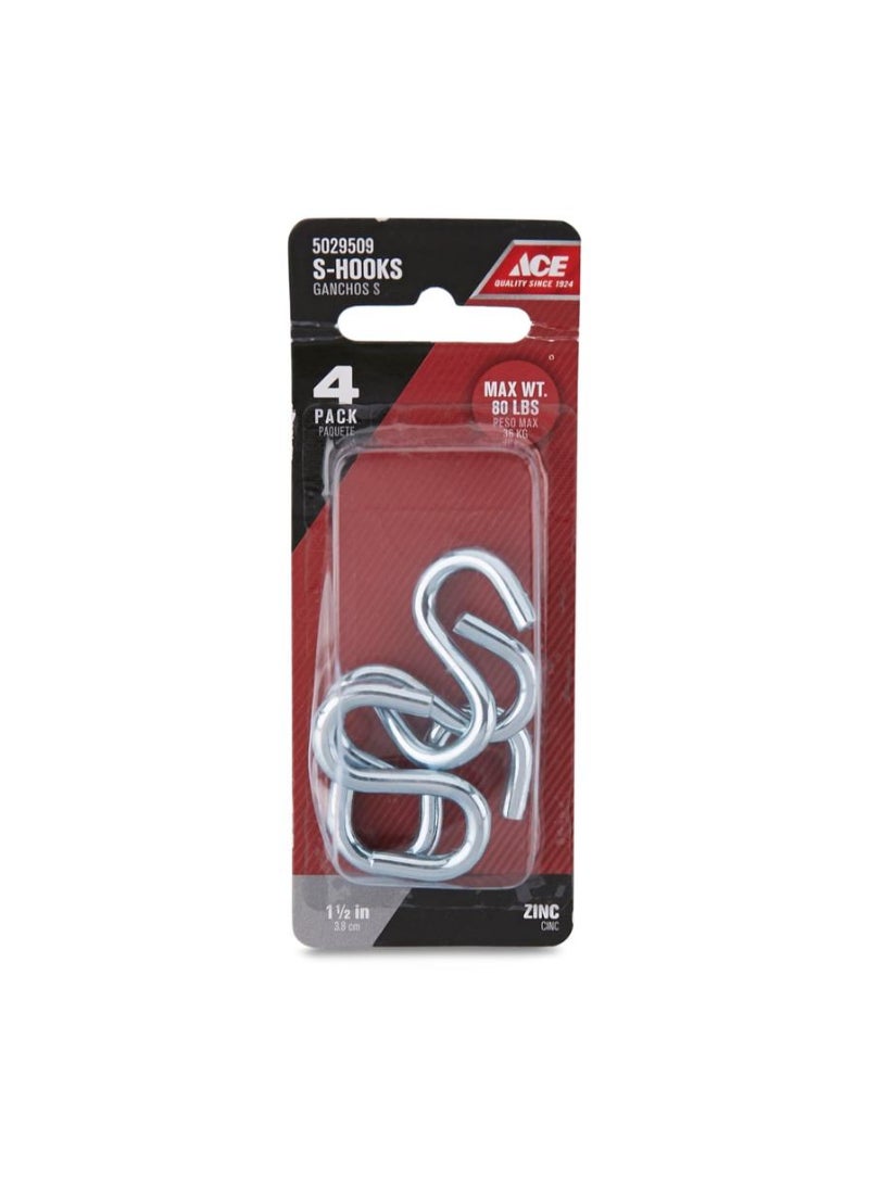 ACE ACE S-Hooks 3.8cm 4Pcs 
