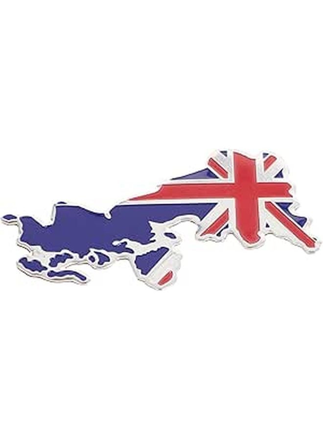 Union Jack Car Sticker Aluminum Alloy UK Flag Decal Exterior Decoration Emblem - Image 1