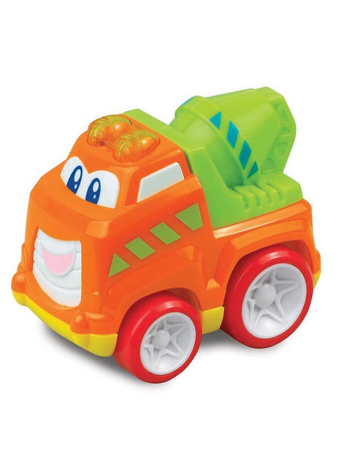 Happy Kids Little Learners Vroom Vroom Racers - Light And Sound, Baby-hand Fit, 9 Styles Assorted, 12m+  - Image 1