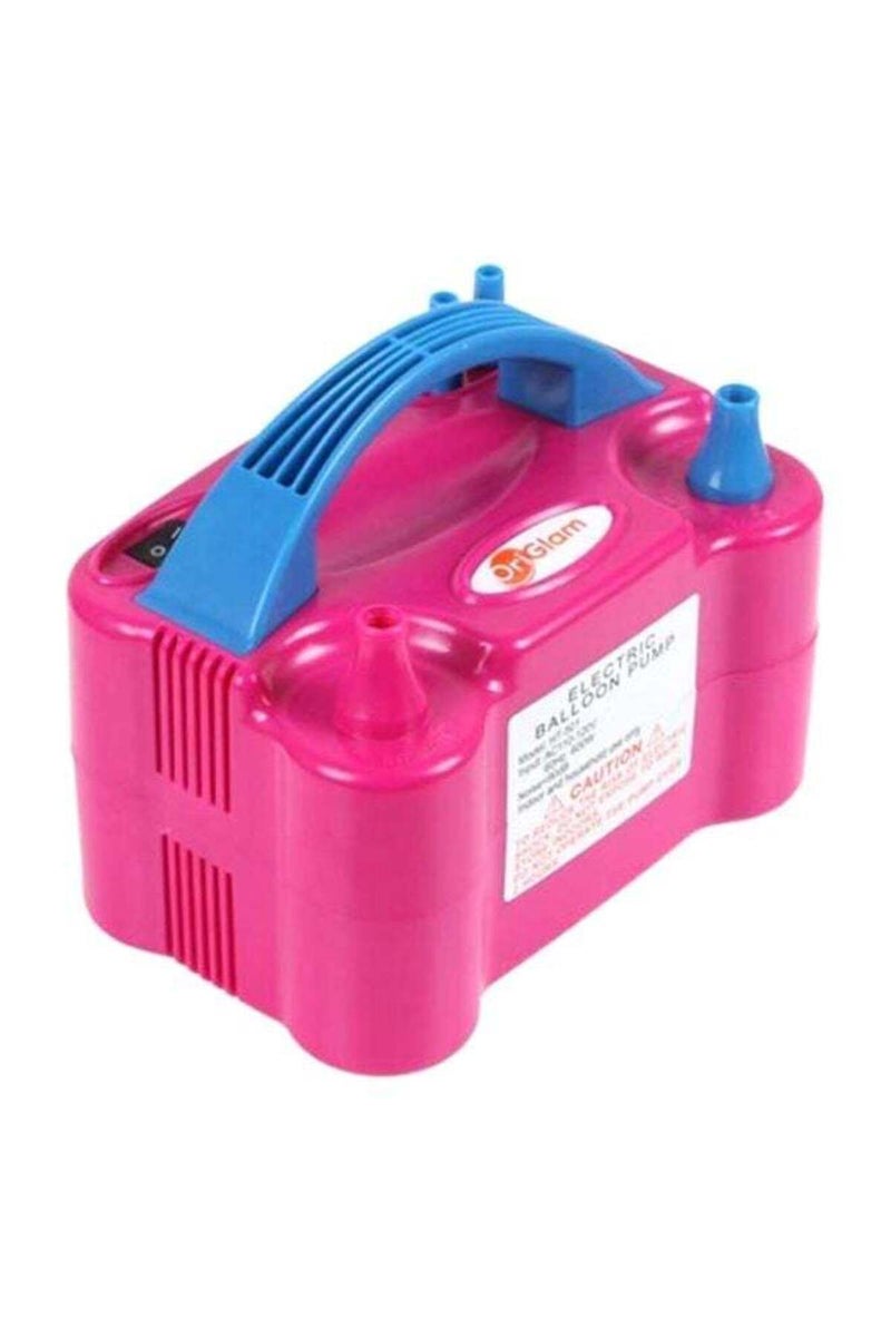 Electric Balloon Pump Pink and Blue