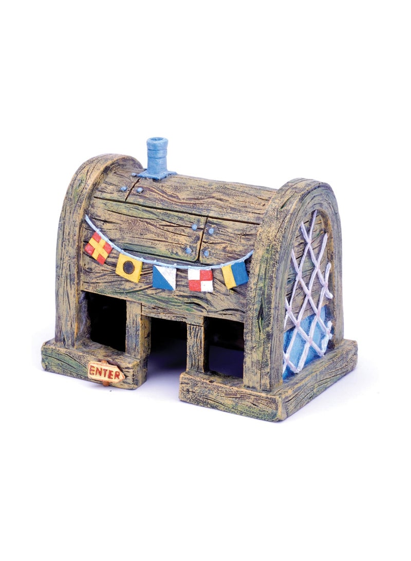 Bukela Fish Tank Decorations, Spongebob’s Pineapple, Squidward Home, and The Crusty Crab Resin Figurines | Aquarium and Terrarium Décor - Image 3