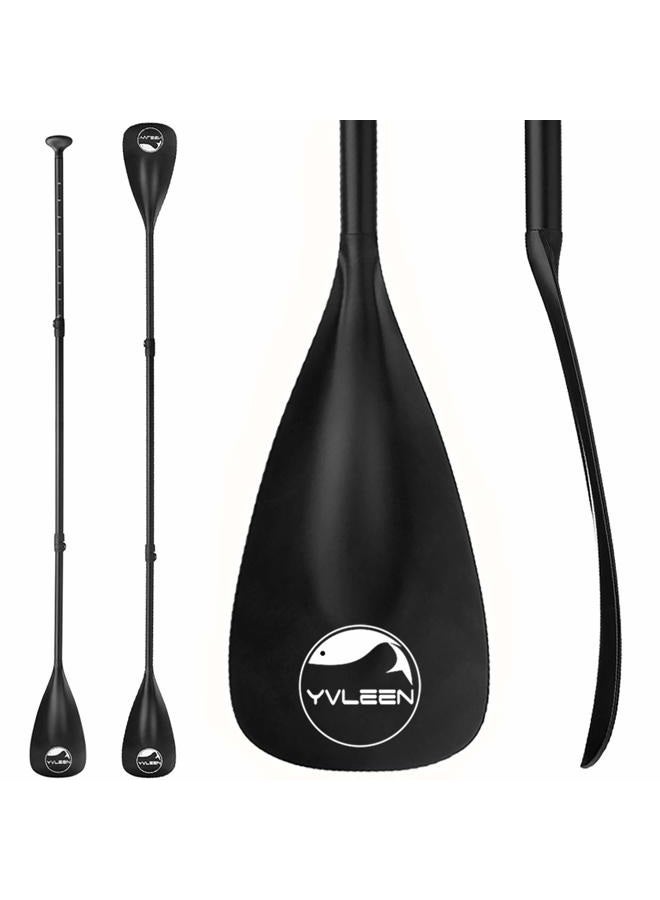 YVLEEN Alloy SUP Paddle - Adjustable Stand Up Paddle Board Paddle - 3-Piece or 4-Piece Floating Kayak Paddle - Image 1