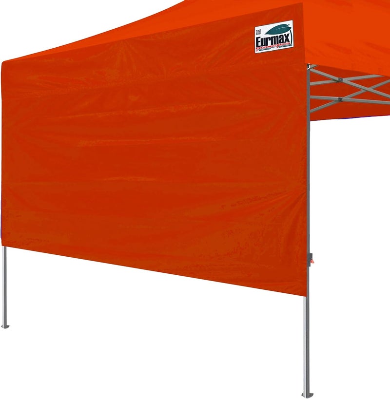 Eurmax USA 10ft Instant Canopy SunWall Canopy Tent Sidewall for Pop Up Canopy Tent,1 Pack Removable Sidewall Only(Orange) - Image 1