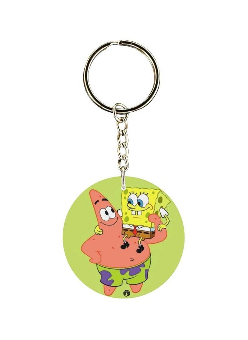 RKN Patrick Star Printed Keychain 