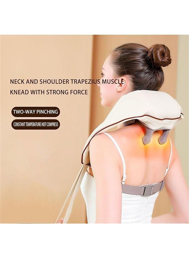 Generic New Shoulder Hot Massager, Neck Massager, Human Body Simulation Neck Massager, 3D Deep Kneading Neck and Back Shiatsu Massager, Simulating Manual Massage - Image 4
