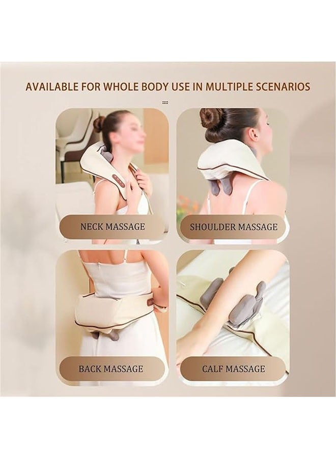 Generic New Shoulder Hot Massager, Neck Massager, Human Body Simulation Neck Massager, 3D Deep Kneading Neck and Back Shiatsu Massager, Simulating Manual Massage - Image 3