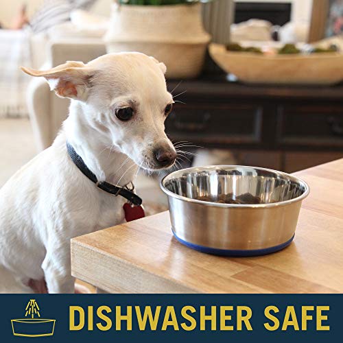 Our Pets OurPet's DuraPet Premium Dishwasher Safe Stainless Steel Dog Bowl for Food or Water [Multiple Sizes for Small to Large Dogs] in Traditional or Wide Base Design - 2.25 Cup - Image 5