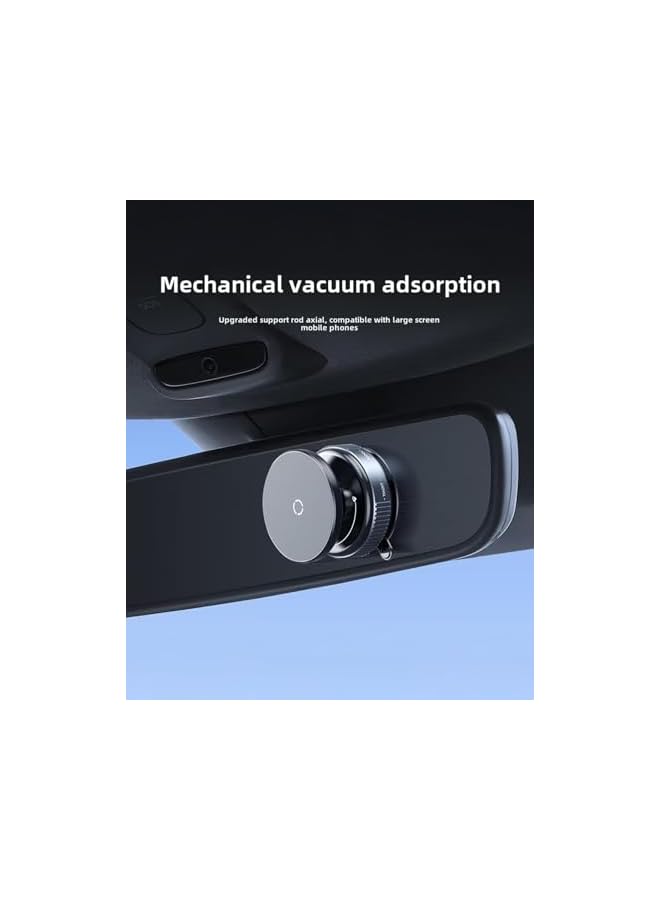 S-TOP Magnetic Car Phone Holder with Strong Grip, 360° Rotation, Vacuum Suction Cup, Dashboard & Windshield Mount for Smartphones - Image 3