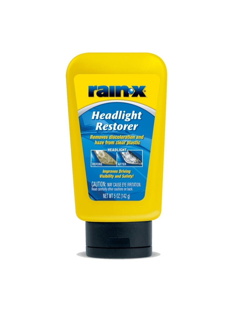 Rain-X Car Headlight Restorer Restoration Kit Headlight Restoring Kit Removes Discoloration And Haze From  Plastic