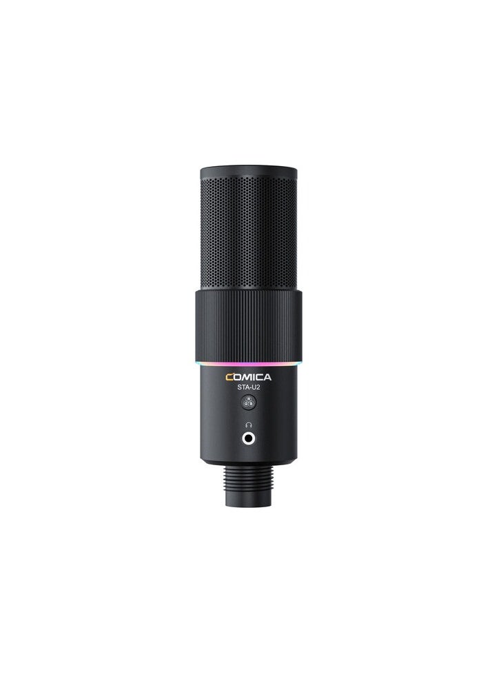 COMICA Comica Audio STA-U2D RGB USB Condenser Microphone Kit Black (Black)  - Image 4