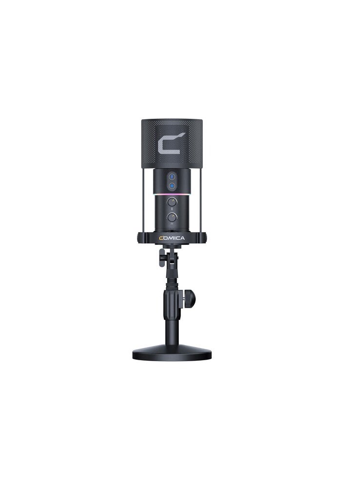 COMICA Comica Audio STA-U2D RGB USB Condenser Microphone Kit Black (Black)  - Image 2